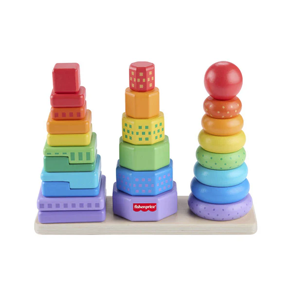 Fisher Price / Juego para Clasificar Formas de Madera 18m+