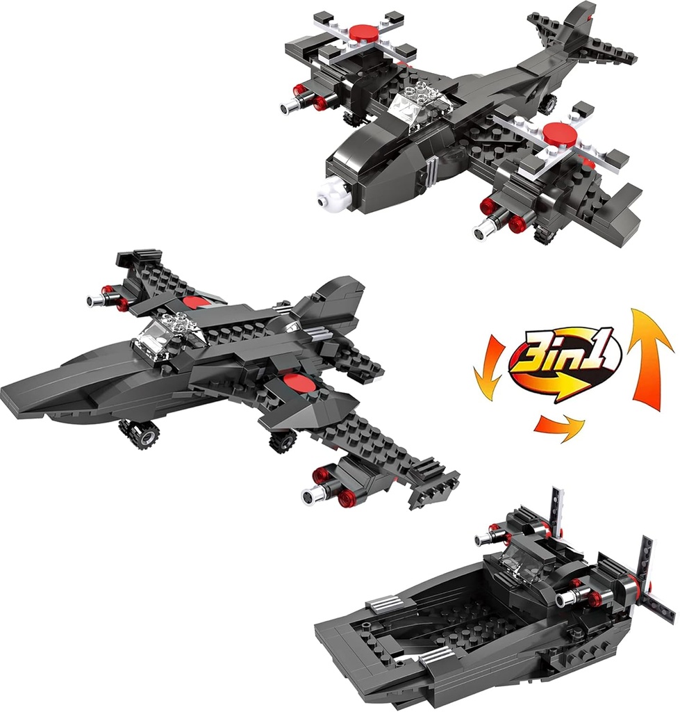 Avión de Batalla Creator 3en1 231pzs 6a+