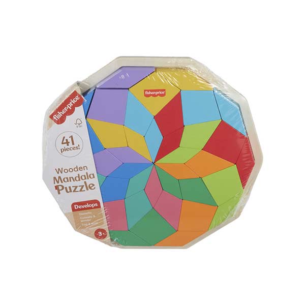 Fisher Price / Puzle Mandala de Madera 3a+