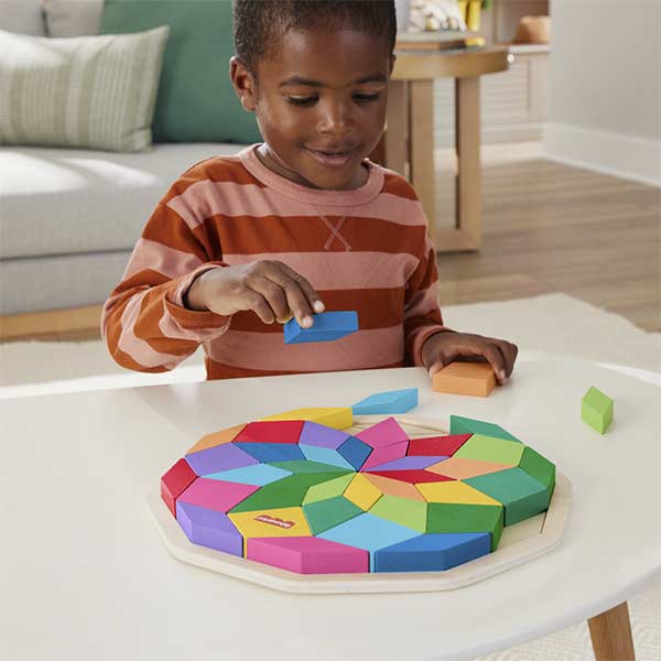 Fisher Price / Puzle Mandala de Madera 3a+