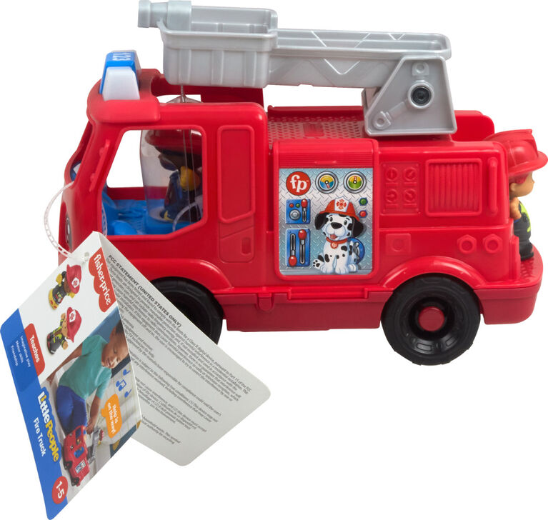 Fisher Price / Little People Camión de Bomberos Mediano 1-5a