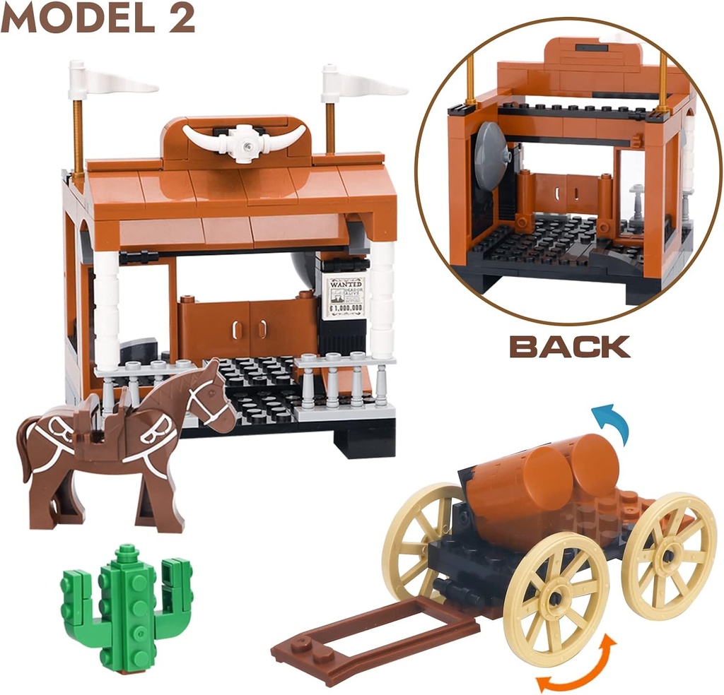 Cogo - Tren del Oeste Armable 212 pzs 6a+