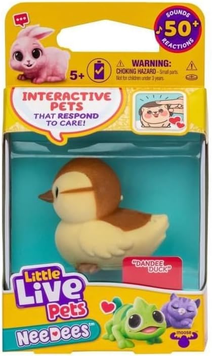 Mascotas Pequeñas Interactivas 50 Diferentes Sonidos  Live Pets 5a+/ Surtido 4 -  Se venden por separado