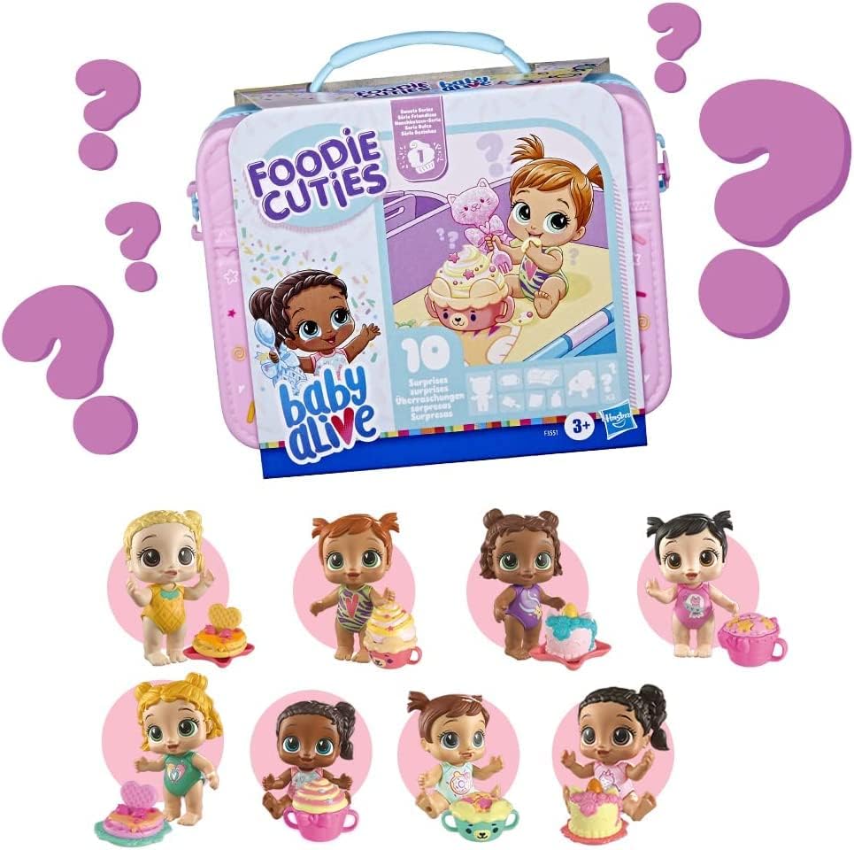 Baby Alive Foodie Cuties Serie Dulce 10 Sorpresas 3a+