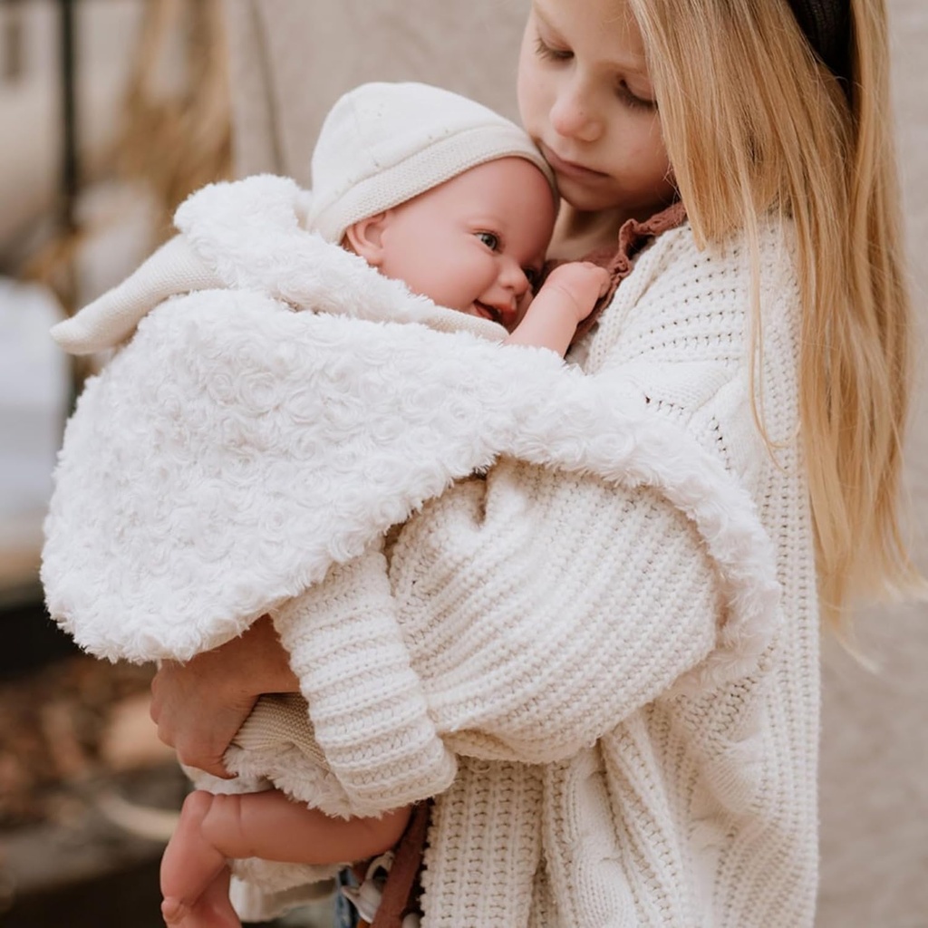 Bebé Real 40cm Arias Reborn C/Manta 6a+