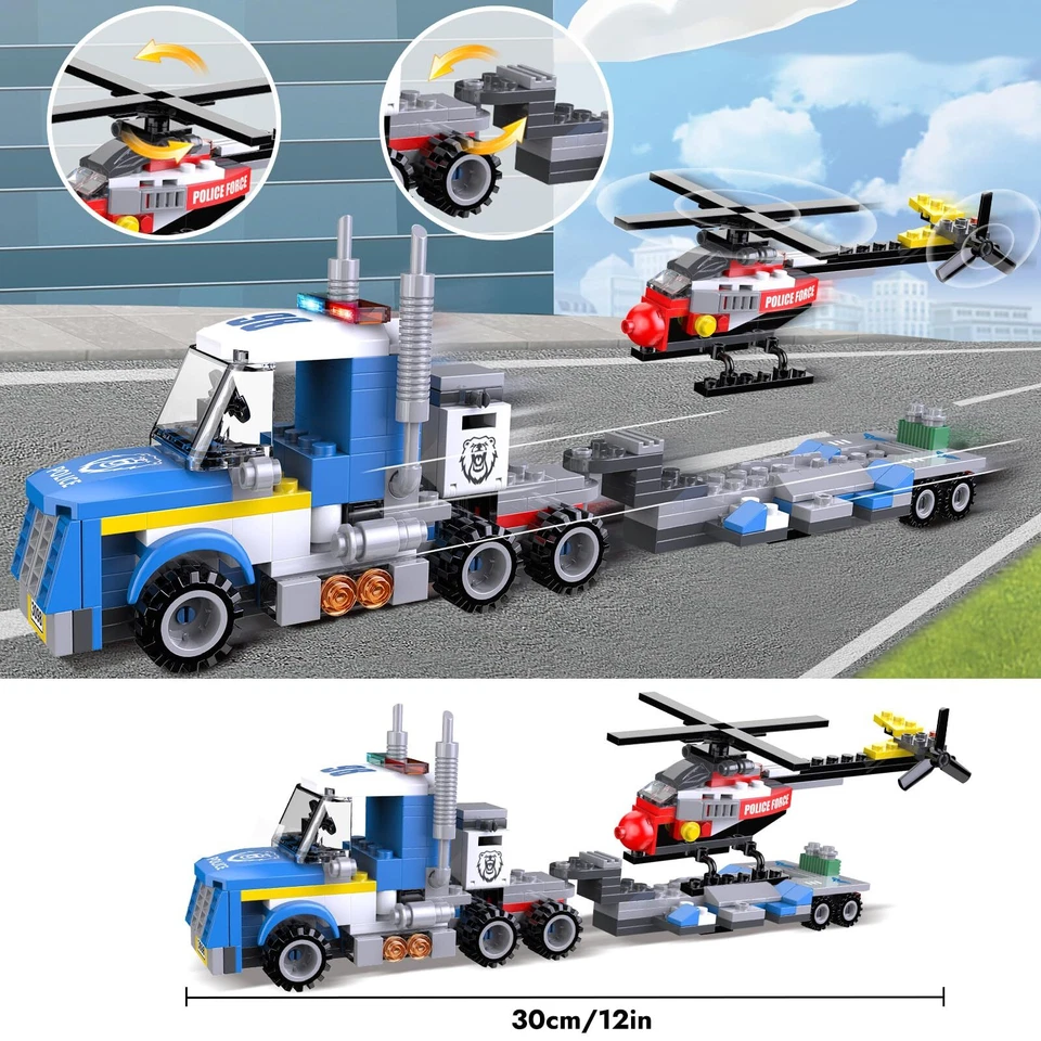 Transportador de Helicoptero 3 en 1 6a+ 249 piezas