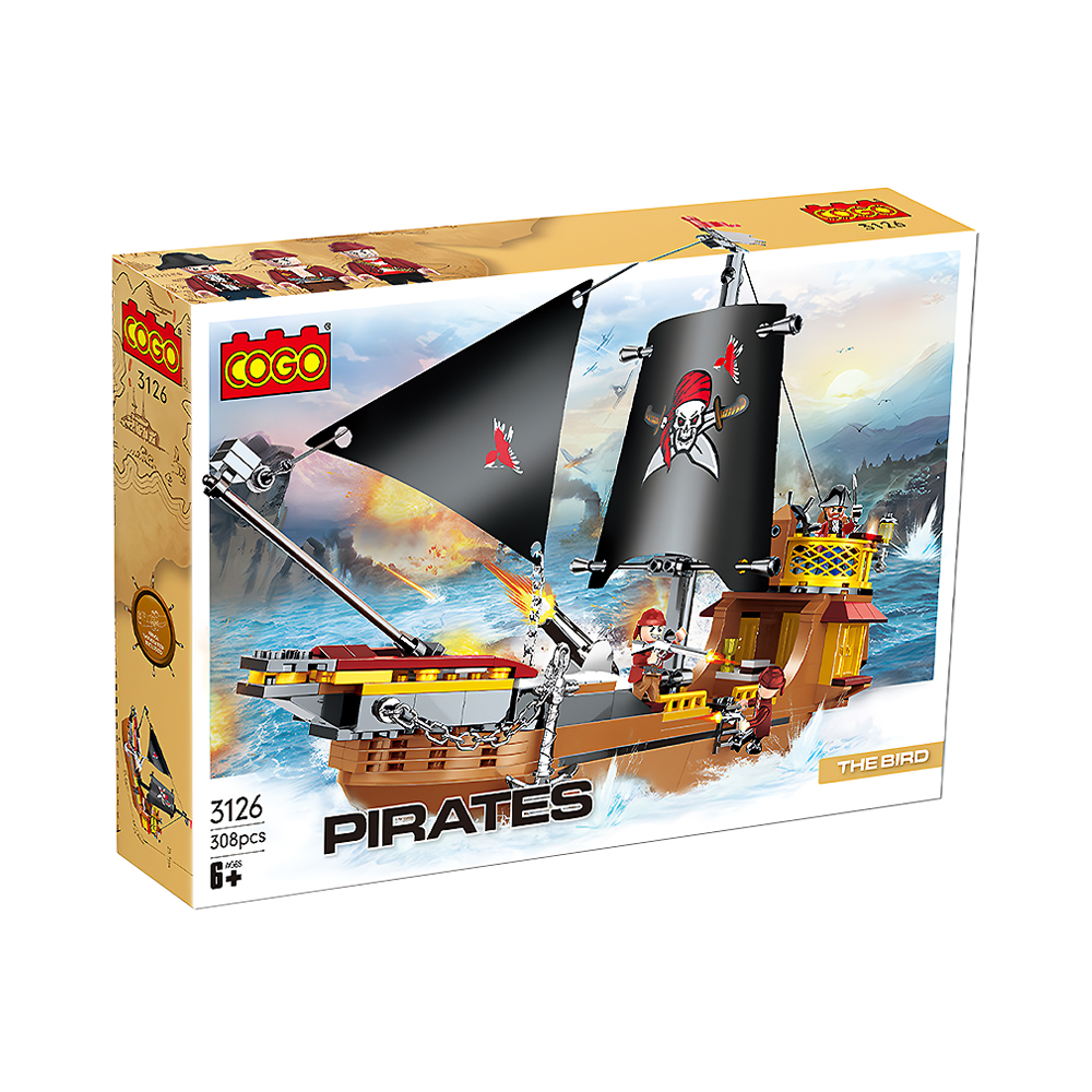Barco Pirata The Bird 308pzs 6a+