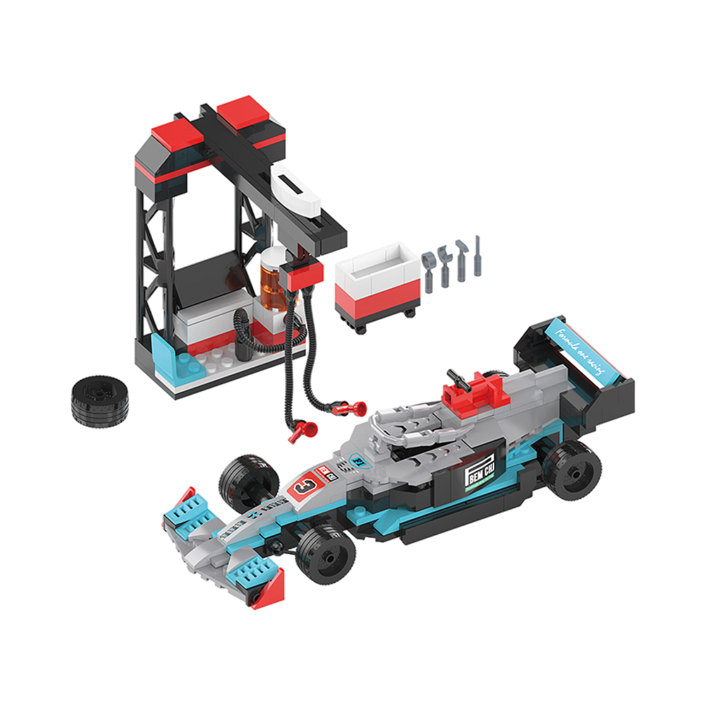 Cogo - Carro de Carreras de Formula Armable 288Pzs 6a+