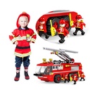 Camión de Bomberos Bloques de Armar 424pzs 6a+