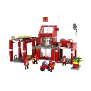 Bloques de Armar Estación de Bomberos 827pzs 6a+