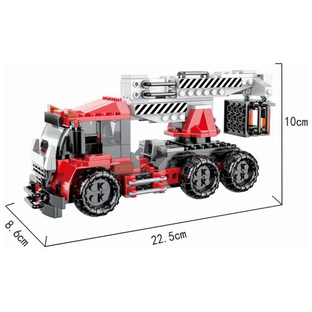 Vehículo Engineering Grúa 3en1 300pzs 6a+