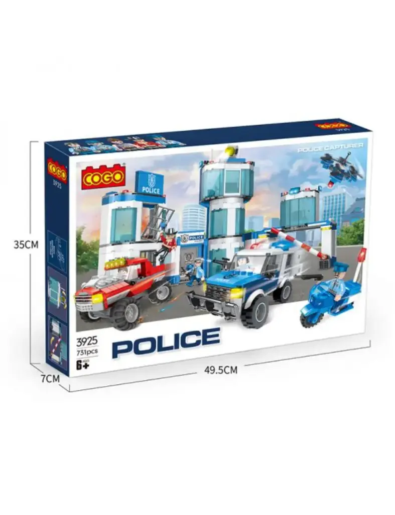 Bloques de Construcción Policia 731pzs