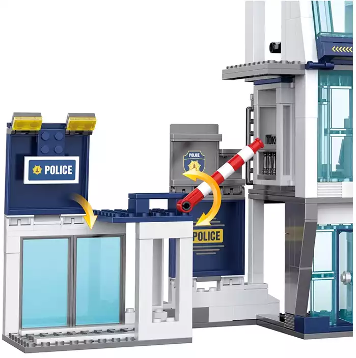 Estación de Policia Armable 659Pzs 6a+