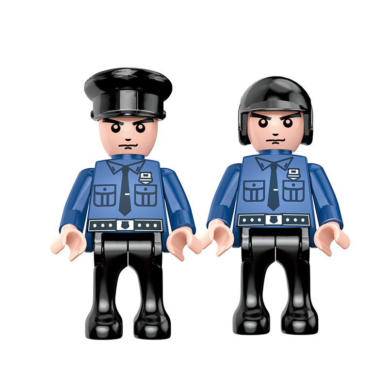 City Estacion de Policia Con Vehiculos 857pzs 6a+