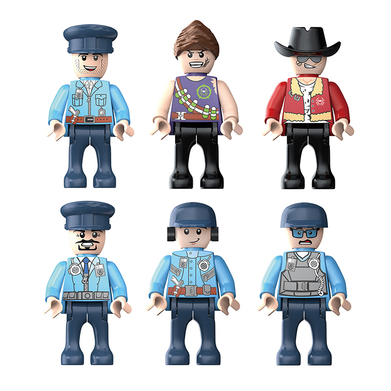 Estación de Policía con Vehículos 950pzs 6a+