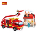 Camión de Bomberos y Casa 328pzs 6a+