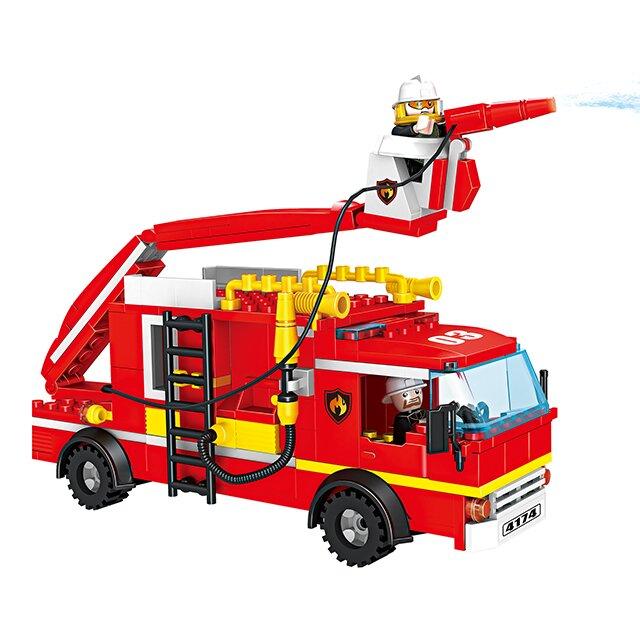 Camión de Bomberos y Casa 328pzs 6a+