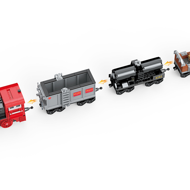 Tren Armable 623pzs 6a+