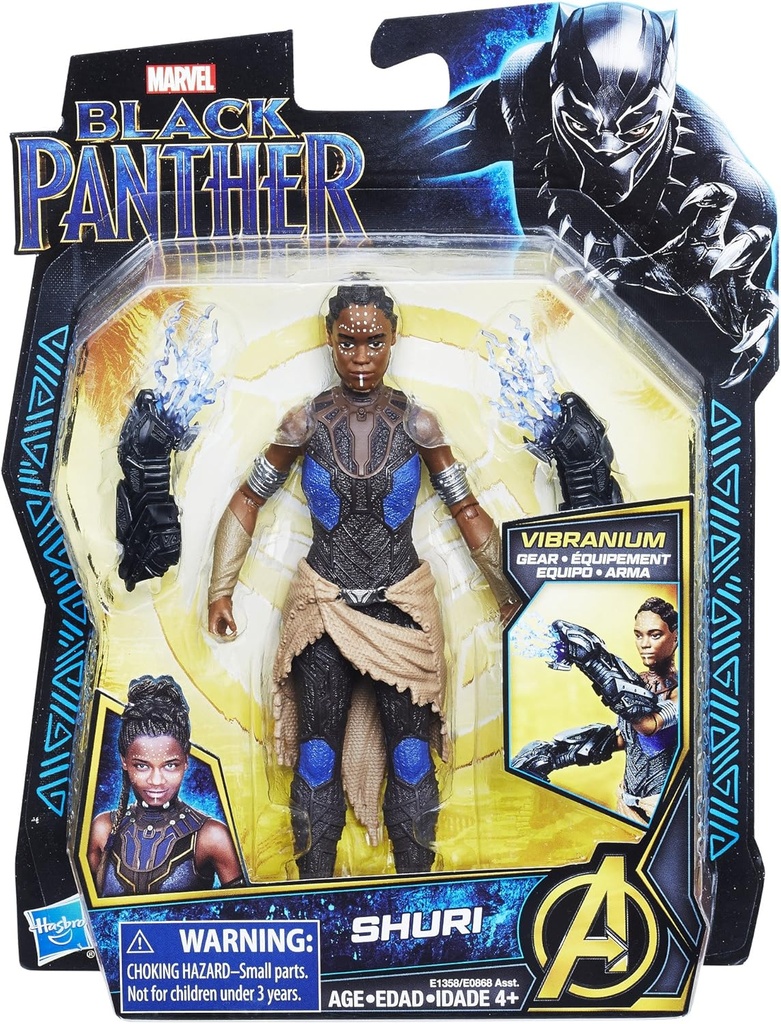 Figura Black Panter Wakanda Forever Surtido de 2 ( Se venden por Separado ) 4a+