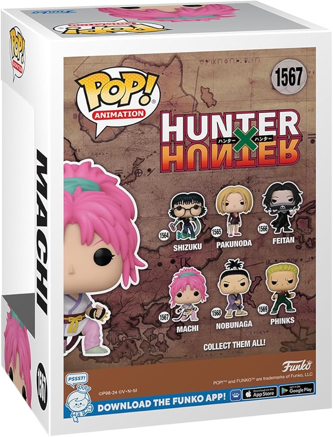 Figura Funko Pop! Hunter x Hunter (1567) Machi 3a+