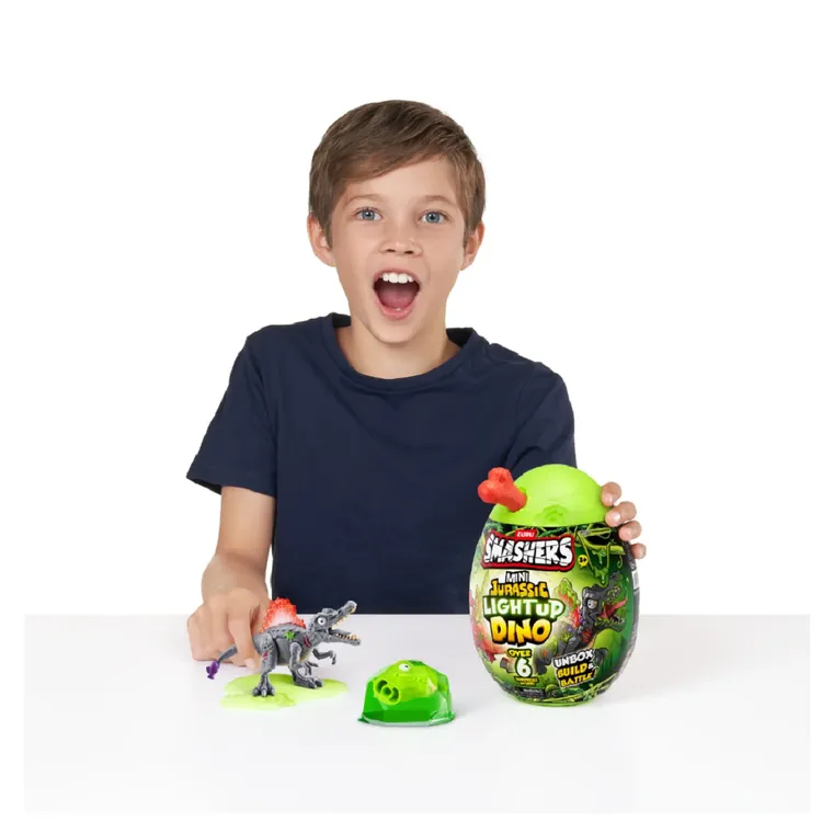 Huevo Sorpresa Smashers Jurassic Light Dino 3a+ ( Surtido de 3 Se venden por Separado )