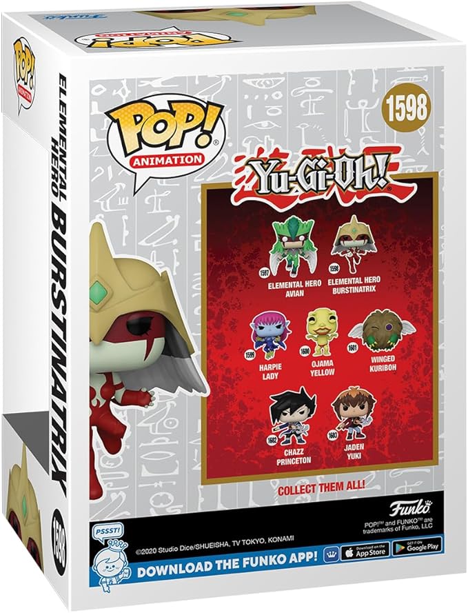 Figura Funko Pop! YU-GI-OH! (1598)Elemental Hero Burstinatrix 3a+