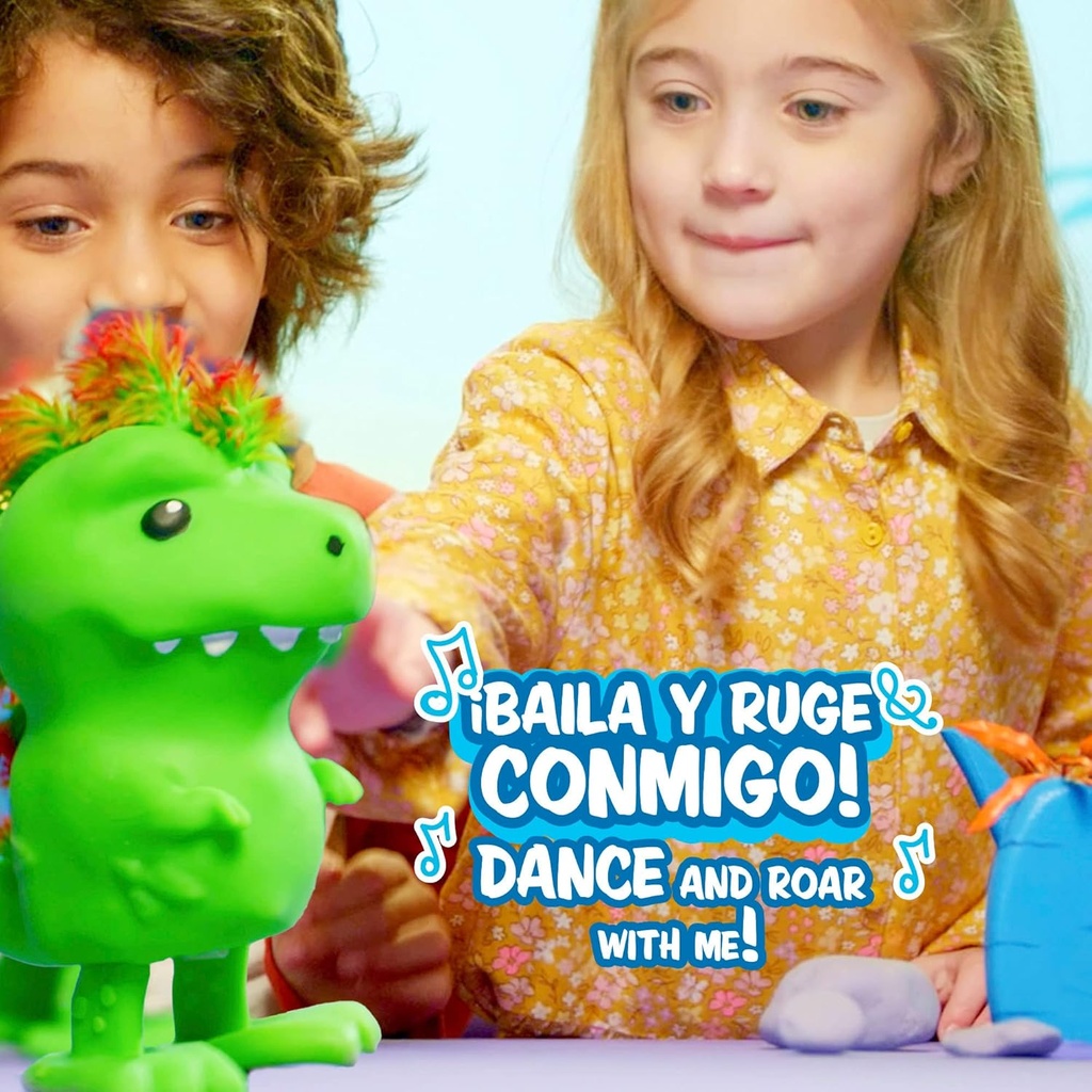 Jiggly Pets Dinosaurio TRex Con Movimientos y Sonidos 4a+