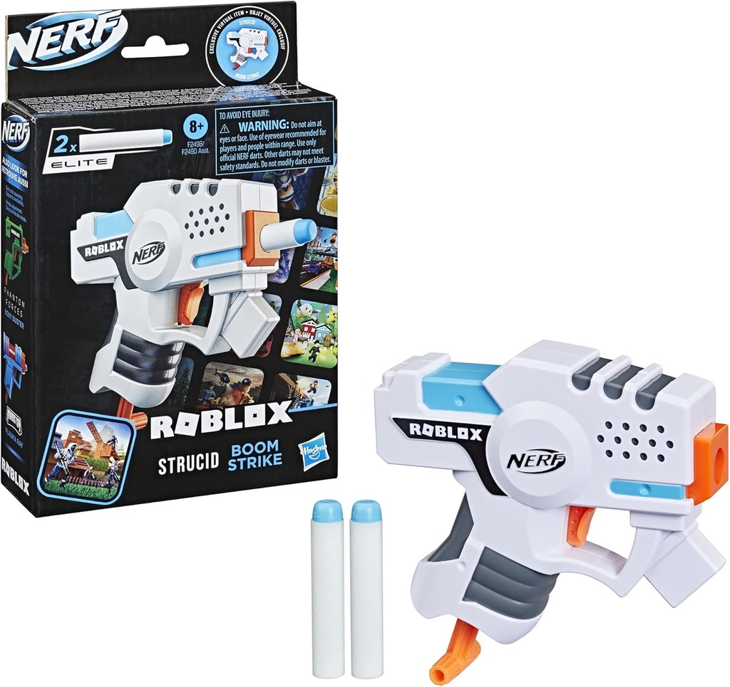 Lanzador Nerf Roblox 8a+