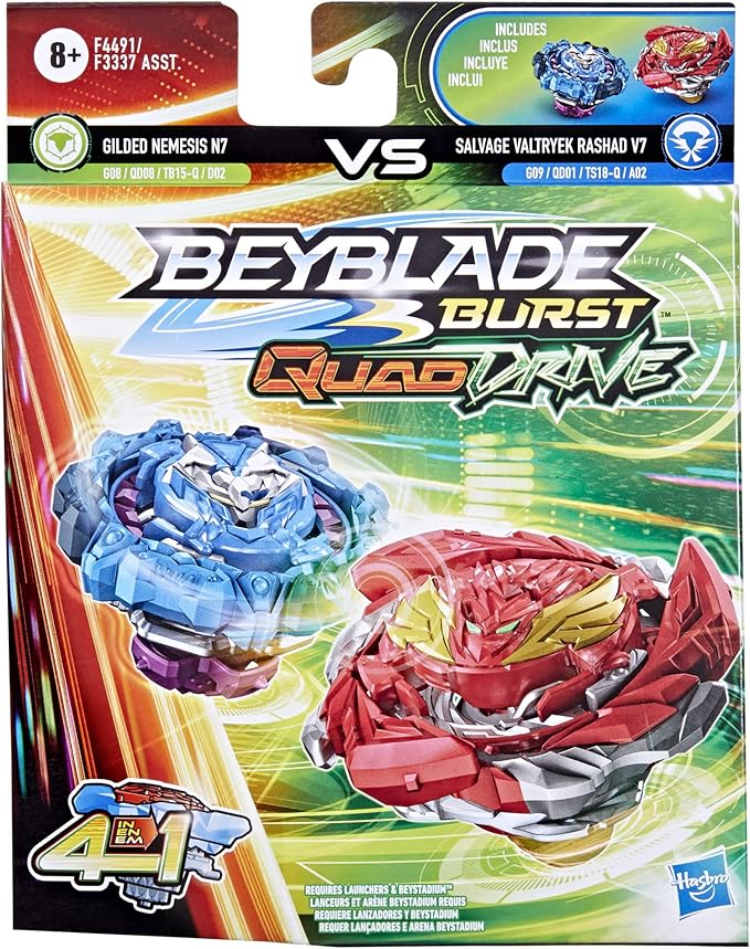 Trompo Beyblade Burst QuadDrive Set/2 8a+