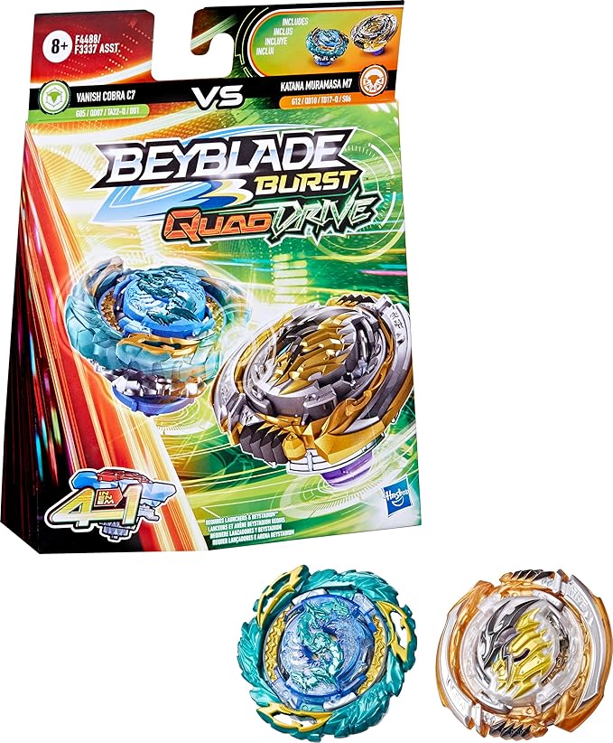 Trompo Beyblade Burst QuadDrive Set/2 8a+