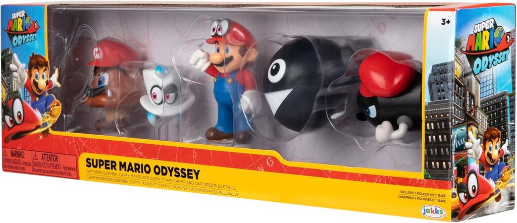 Figuras De Super Mario Odyssey Set/5 3a+
