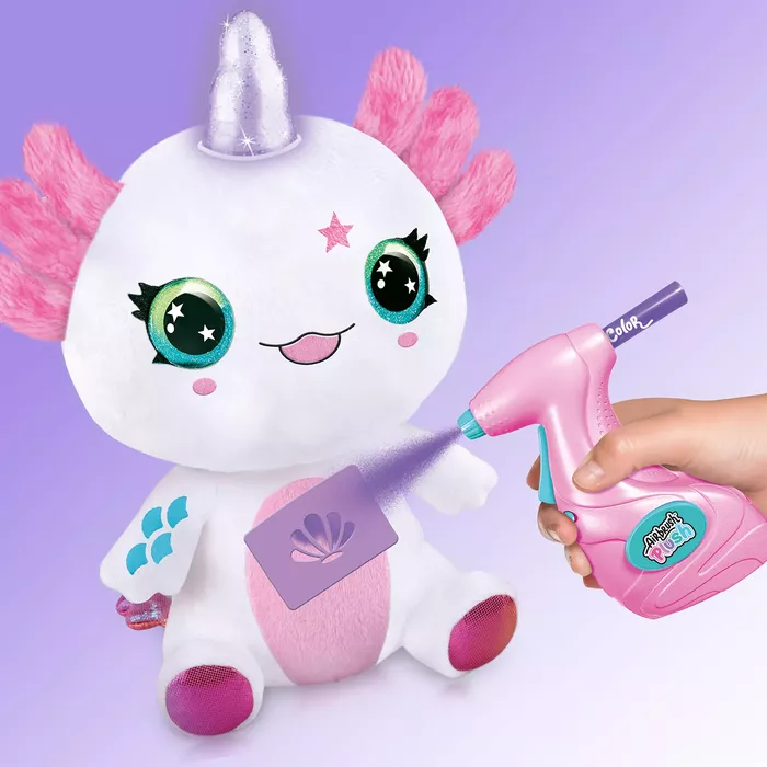 Airbrush - Peluche de Ajolote  para Personalizar con 100 Plantillas 6a+