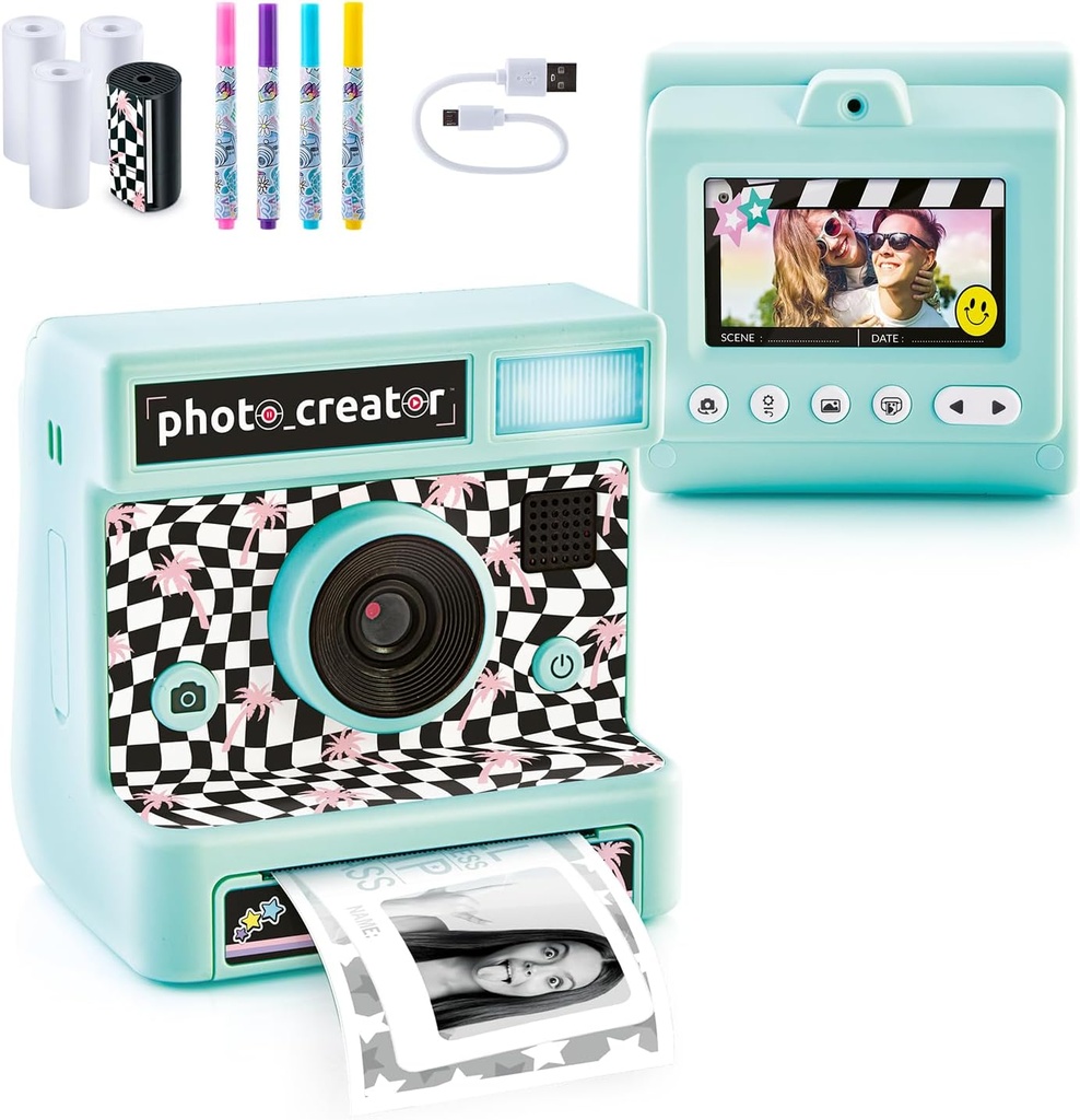 Camara Instantánea Retro Digital con Accesorios 8a+