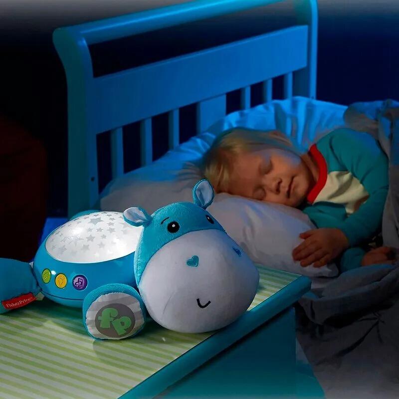 Fisher Price /  Hipopótamo Proyector de Estrellas con Luz y Sonidos 0m+