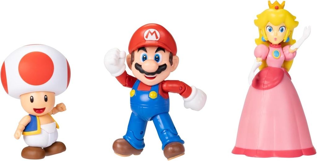 Figuras Super Mario y Amigos Set/3 3a+