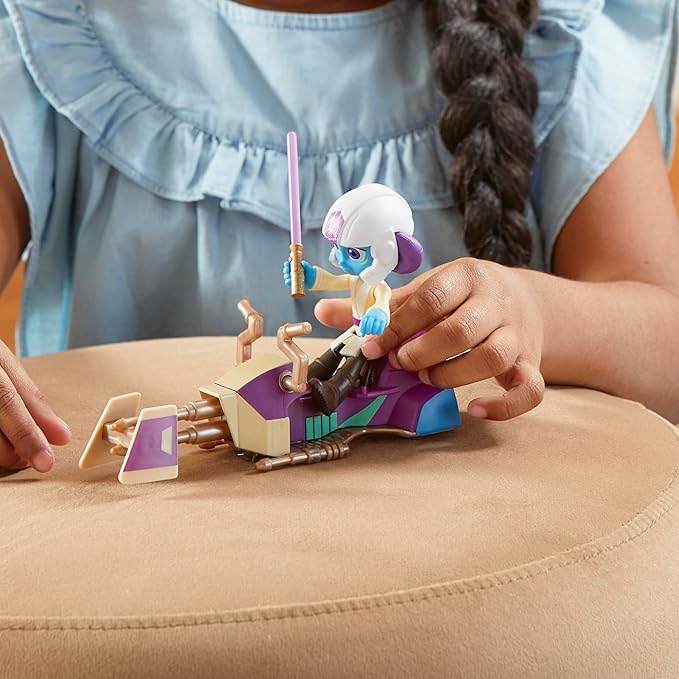 Figuras Star Wars Young Jedi Aventures con Nave 3a+