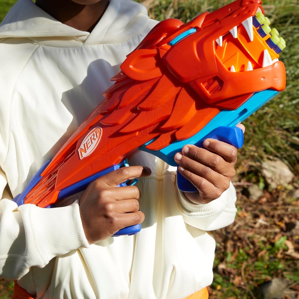 Lanzador Nerf Wild Lionfury 6a+