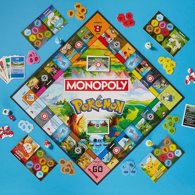 Hasbro Games - Juego de Mesa Monopoly Pokémon 8a+