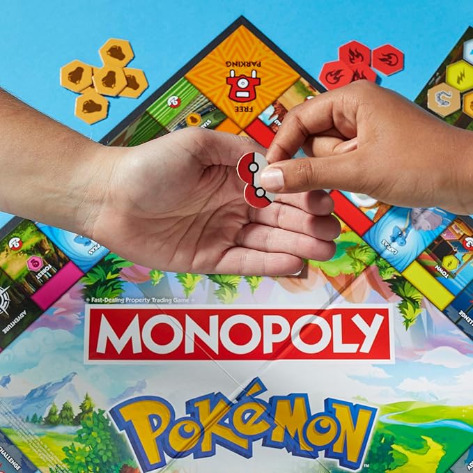 Hasbro Games - Juego de Mesa Monopoly Pokémon 8a+