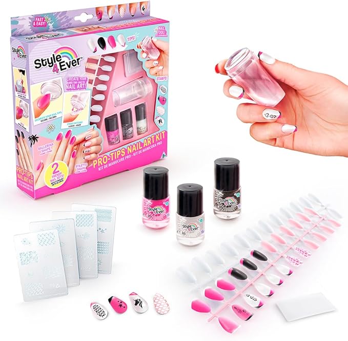 Set de Manicura Pro Con 2 Juegos de Uñas 8a+