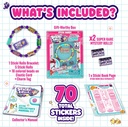 Pulseras con 70 Stickers  5a+ ( sticki Rolls) Se venden por separado