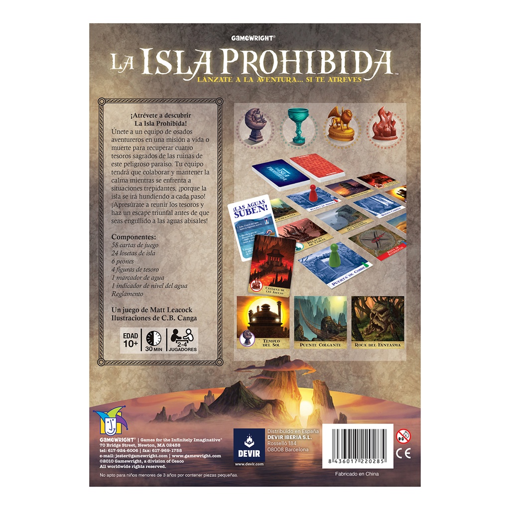 Juego de Mesa Descubra La Isla Prohibida 10a+ (220285)