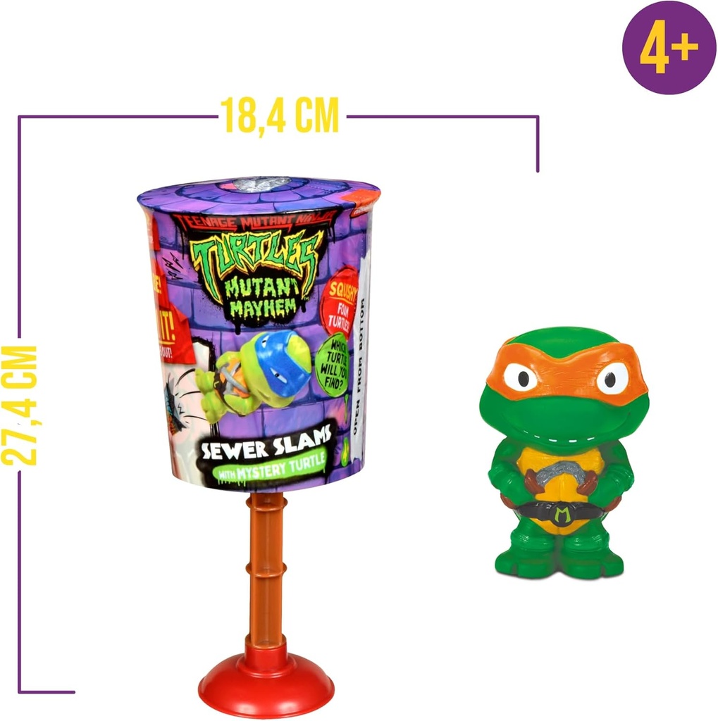 Figuras de Tortugas Ninja Sorpresa 3a+