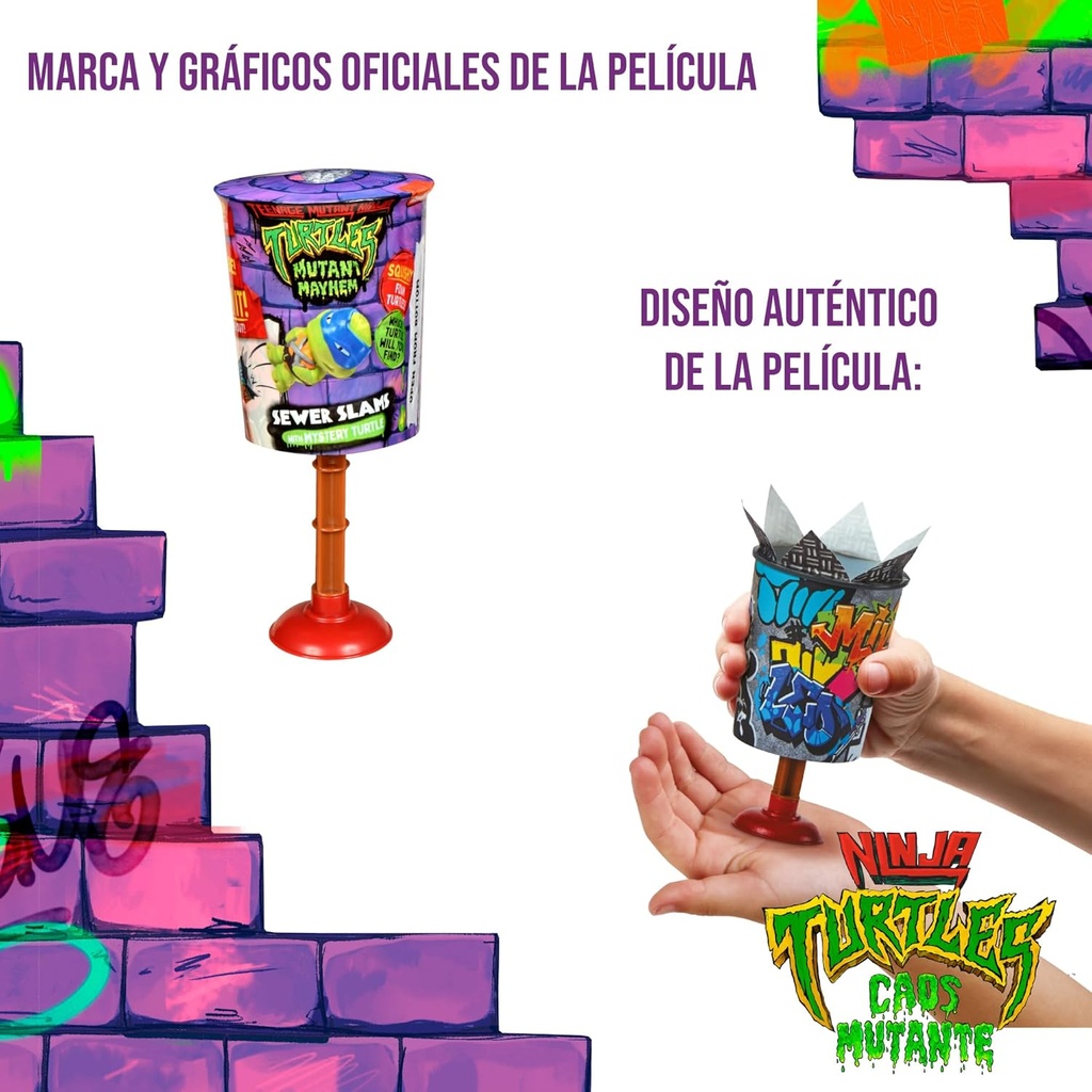 Figuras de Tortugas Ninja Sorpresa 3a+