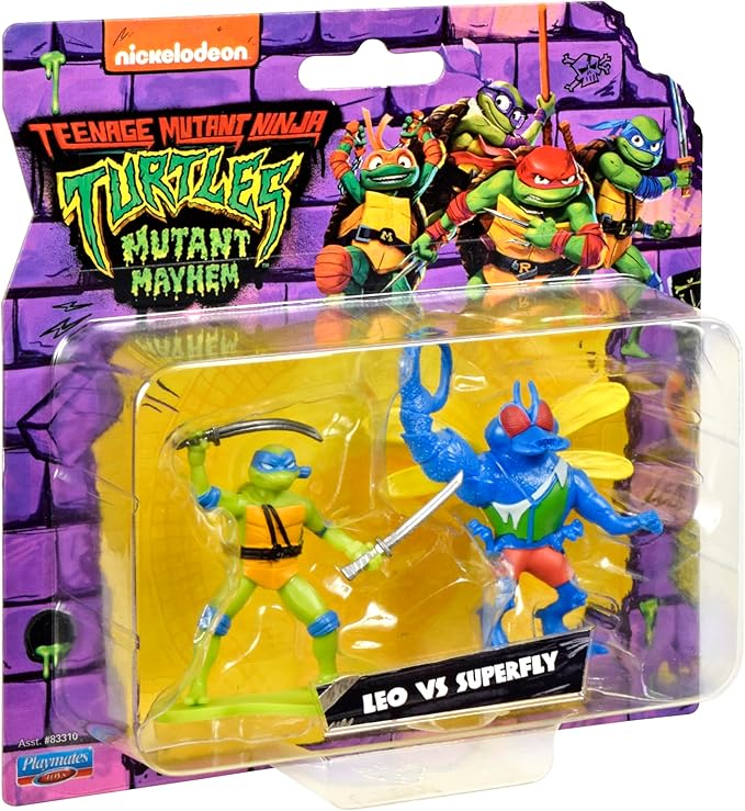 Figuras Tortuga Ninja Set de 2 - 4a+ ( Surtido de 4 - Se Venden por Separado )