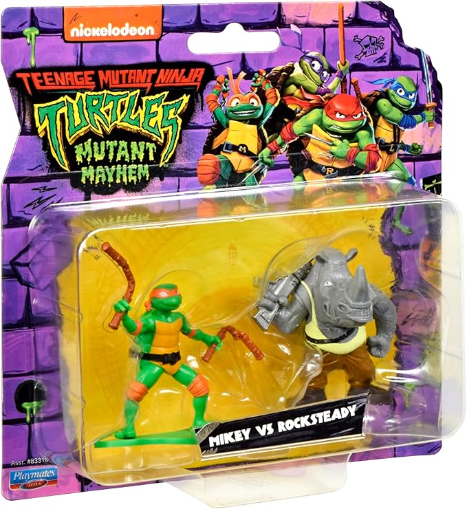 Figuras Tortuga Ninja Set de 2 - 4a+ ( Surtido de 4 - Se Venden por Separado )