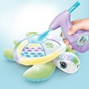 Airbrush - Peluche de Tortuga para Personalizar con 100 Plantillas 6a+