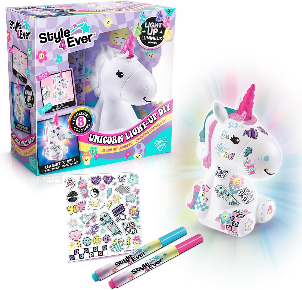 Figura con Luz para Decorar deUnicornio 6a+