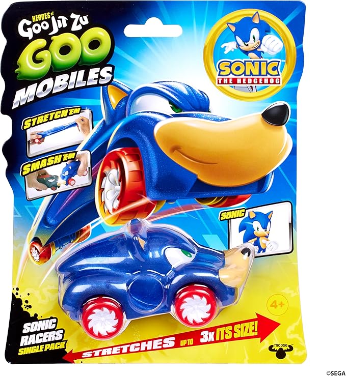 Vehiculos Goo Jit Zu Sonic The Hedgehog 4a+ ( Surtido de 2 - Se veden por Separado )
