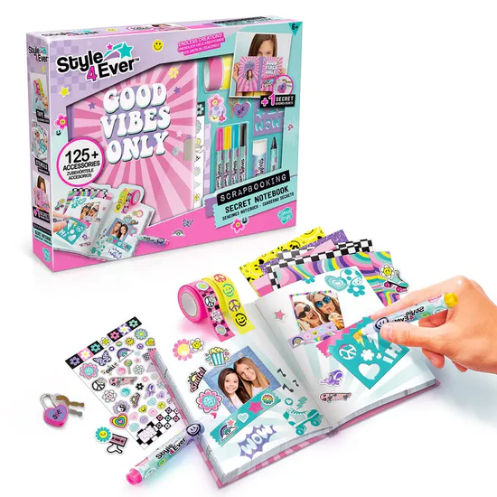 Cuaderno para Personalizar con Cintas y Stickers Style 4Ever 6a+